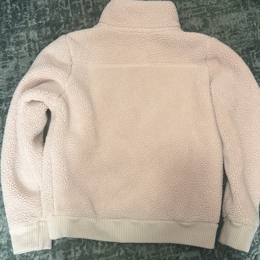 Vineyard Vines Plush Teddy Sherpa Quarter-Zip Sweater - Picture 5 of 5